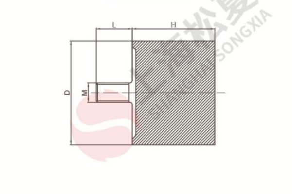 JNBE1413BE10型橡胶减振器